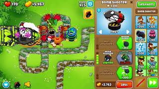 How to beat Moab madness Btd6 without monkey knowledge or every upgrade unlocked [upl. by Ydolem]