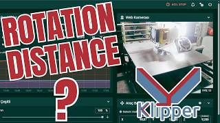 Klipper XYZ Eksenleri Rotation Distance Ayarı [upl. by Seely]