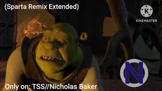 Shrek Shrek What Are You Doing In My Swamp Sparta Remix Extended [upl. by Taryne166]