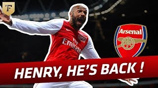 Thierry Henry  le retour de la légende à Arsenal 2012 [upl. by Ferdy132]