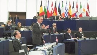 Farage EU Now Run by Big Business Big Banks and Big Bureaucrats [upl. by Rehportsirhc]