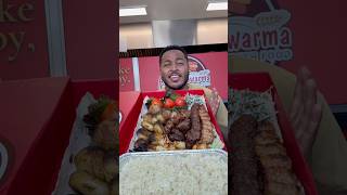 Trying 100 Kabobs at Ara’s Shawarma foodie foodvlog foodreview mediterranean losangeles eat [upl. by Adnamaa770]