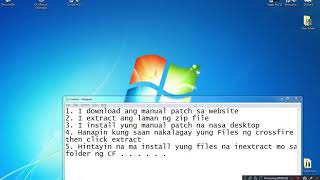 How to install manual patch for Crossfire PH [upl. by Delinda264]