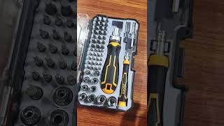 HKSDB0558 INGCO 55PCS BITSSET INGCO SCREWDRIVER SET INGCO  RACHET SCREWDRIVER INGCO 923200849900 [upl. by Peltier]