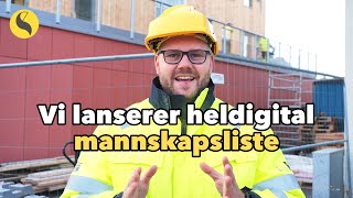 Vi lanserer heldigitale mannskapslister [upl. by Htinek]