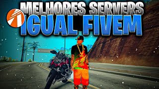 MELHORES SERVIDORES DE SAMP MAIS PARECIDOS COM FIVEM  GTA SAMP ANDROIDPC [upl. by Rashidi]