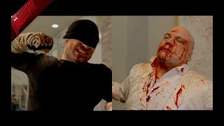 DAREDEVIL 3X13  Pelea final Parte 2  Tenemos un trato  Daredevil vs Kingpin  Vanessa Fisk [upl. by Ettenahs892]