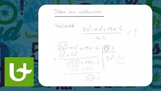 Delen van veeltermen  Methode 1 Euclidische deling [upl. by Veal]