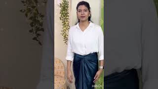 💃 From Saree to Swag Trendy Dhoti Dress for Womendhotistyle trendingshorts [upl. by Thomasa]