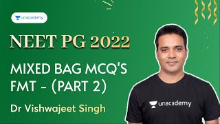 Mixed Bag MCQs  Part 2  Forensic Medicine  NEET PG 2022  Dr Vishwajeet Singh [upl. by Munster250]