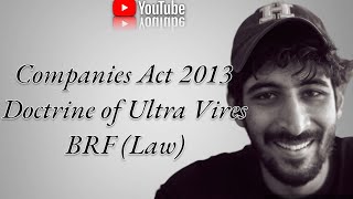 Doctrine of Ultra Vires  Companies Act 2013  Himanshu Nandwani  icaistudentsgroup vnsgu [upl. by Seitz282]