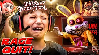 The Joy Joy GANG made Chase RAGE FGTeeV the Glitching Pig Dark Deception 6 [upl. by Otineb837]