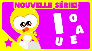 Poulette Petit Pois Mini  AEIOU  Lettre I  Dessin Animé pour Bébés [upl. by Durman]