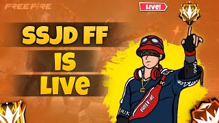 🔴Live SSJD FF IS LIVE 🙏 CS RANK PUSH TO GRANDMASTER [upl. by Miarzim550]