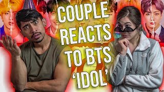 BTS IDOL  Couples Reaction FIRST TIME EVER [upl. by Brigham]