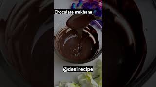 Chocolate makhana recipe  shorts makhanarecipe [upl. by Olivero172]