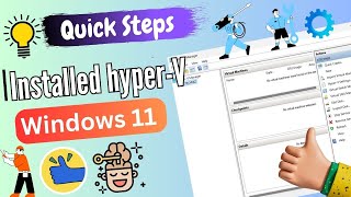 How to install hyper v on Windows 11  QUICK STEPS 2024   Hyper V Windows 11 [upl. by Walburga]