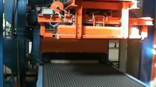 Automatic Loading and Unloading of Shotblasting Machine Series SHOT [upl. by Gnort]