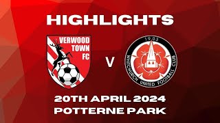 VTFC Media  Verwood Town FC v Whitchurch United  Saturday 20th April 2024  Goal Highlights [upl. by Aisinoid810]