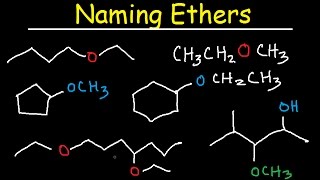 Naming Ethers  IUPAC Nomenclature With Branching Organic Chemistry Practice Problems [upl. by Lytsirk675]