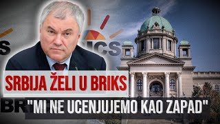 Ruska Duma Srbija želi u BRIKS vreme hegemonije Vašingtona i Brisela je završeno [upl. by Annetta]