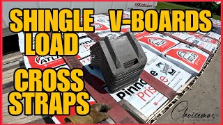 How to Secure Shingles Straps VBoards amp Cross Strap Method [upl. by Oedama]