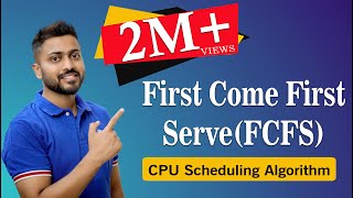 L23 First Come First ServeFCFS CPU Scheduling Algorithm with Example [upl. by Ellah178]