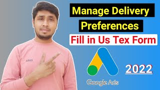 Manage delivery preferences  Google adsense account main options not show paperless tax documents [upl. by Enois988]