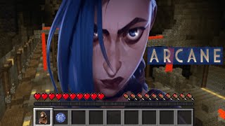 League of Legends arcane but its Minecraft [upl. by Koy281]