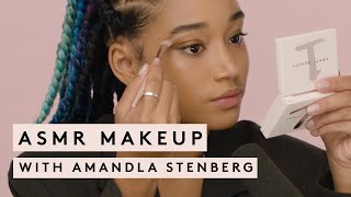 ASMR SNAP SHADOWS TUTORIAL W AMANDLA STENBERG  FENTY BEAUTY [upl. by Hudgens802]