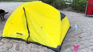 Easy tent setup  Stilts Calatagan [upl. by Llevra]