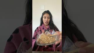 Eat some oatmeal with me mukbang eatwithme explore food healthyfood [upl. by Hpsoj776]