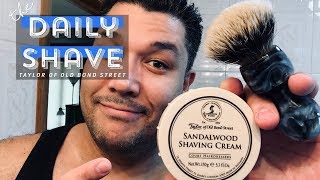 Taylor Of Old Bond Street Sandalwood Shaving Cream  The Daily Shave [upl. by Ogait]