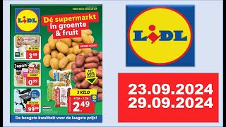 LIDL NEDERLAND FOLDER 2309202429092024 Nederland folder nederland holland lidl aldi [upl. by Champaigne]