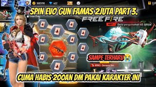 Spin Famas Evo part 3 terbaru 2024 habis berapa diamond [upl. by Settle]