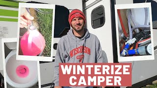 Winterizing our camper EPro E20BHS [upl. by Nosinned]