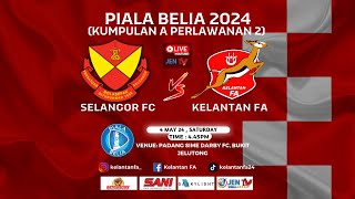 Live Selangor FC vs Kelantan FA  Piala Belia 2024 Perlawanan 2 Group A [upl. by Rehpetsirhc]