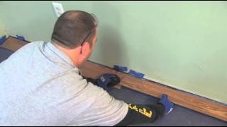 How to Install Laminate Flooring Lock amp Fold  LL Flooring [upl. by Donata88]