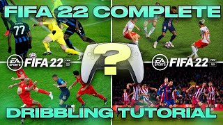 AGILE DRIBBLING VS STRAFE DRIBBLING FIFA 22 LEFT STICK DRIBBLING TUTORIAL [upl. by Anahsak]