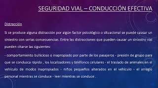 Unidad 3  Seminario de cctualizacion en seguridad Vial  2024 [upl. by Dlanor]