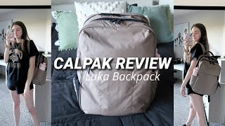 CALPAK LUKA BACKPACK REVIEW [upl. by Assiralc]