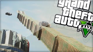 HIGHEST STAIRWAY EVER GTA 5 Funny Moments [upl. by Bore599]