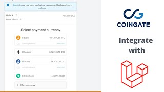 How to Integrate Coingate with Laravel [upl. by Anahs]