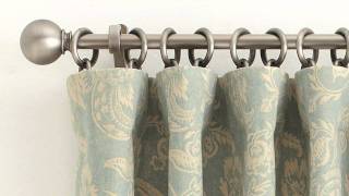 How to Correctly Hang a Drape at Home  Pottery Barn [upl. by Annirtak]