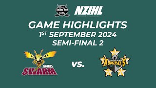 SemiFinal 2 Game Highlights Botany Swarm vs West Auckland Admirals  NZIHL 1st September 2024 [upl. by Ger336]