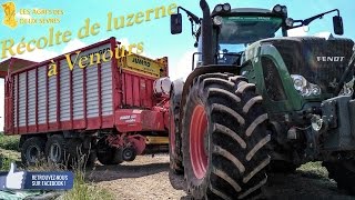 Récolte de Luzerne à Venours  John Deere 6140M  Fendt 922 Vario [upl. by Sanson]