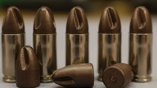 9mm 65gr Inceptor ARX  Frangible plastic space bullets [upl. by Noissap]