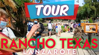 📍TOURIST DESTINATION FULL WALKTOUR RANCHO TEXAS LANZAROTE PARK [upl. by Yeliah]