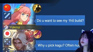 KAGURA NEW 1 HIT BUILD amp EMBLEM IN THIS NEW SEASON TO RANK UP FAST🔥 CRAZY KAGURA GAMEPLAY Mlbb [upl. by Dre240]