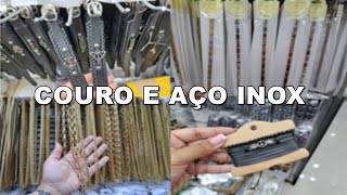 BIJUTERIAS EM COURO AÇO INOX MASCULINO E FEMININO [upl. by Anneehs]